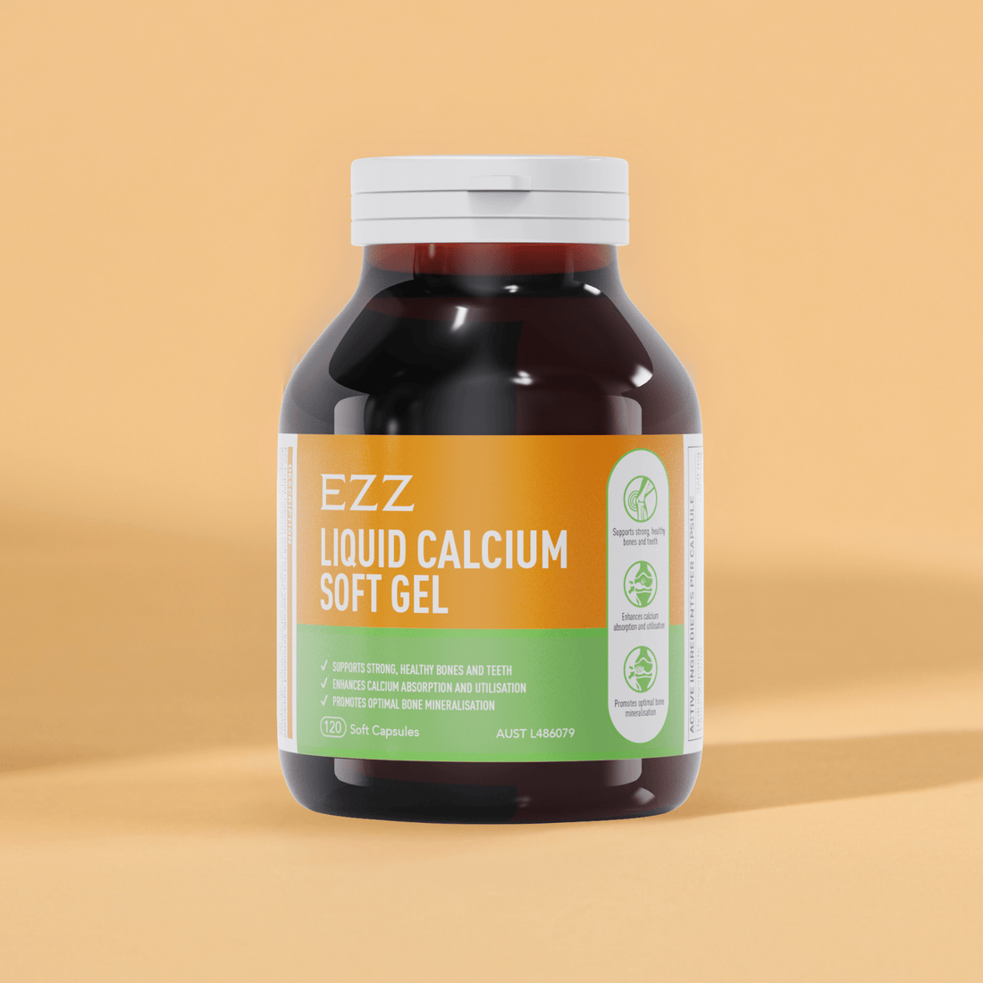 EZZ Liquid Calcium Soft Gel - EZZ OFFICIAL